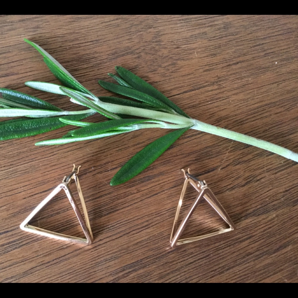 Find your inner Triangle Earrings 👂